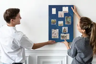Ornamental pattern cork pin board