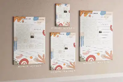 Today's Plan wall cork memo board