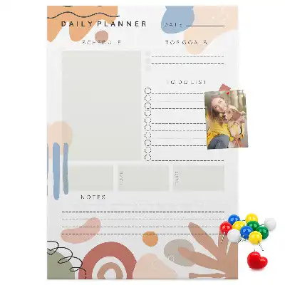 Today's Plan wall cork memo board