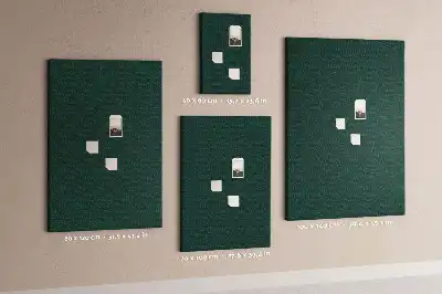 Linear Leaf Pattern Cork Memo Board