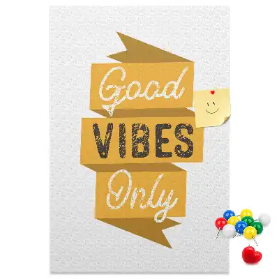 Cork Note Board Motivational slogan