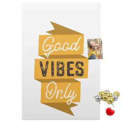 Motivational Slogan Cork Note Board