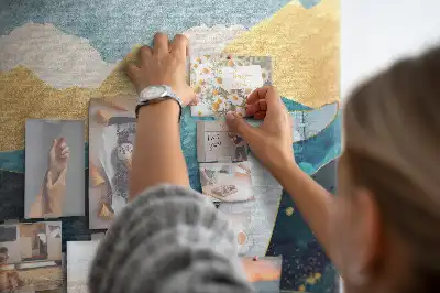 Cork Note Board Marble whale