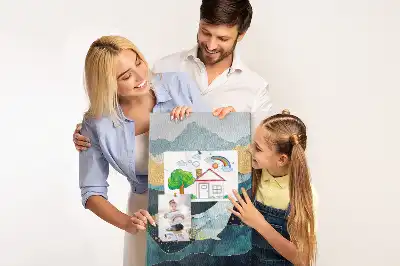 Cork Note Board Marble whale