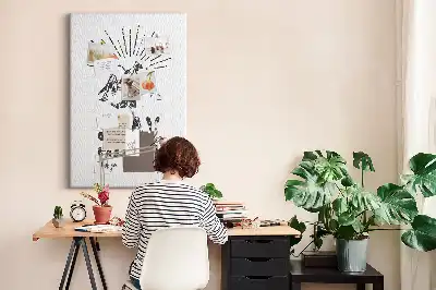 Stay Wild Mountain Theme Cork Pin Board