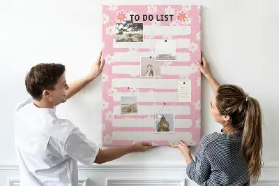 Cork Note Board To-do list