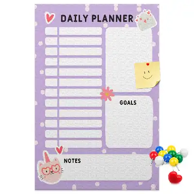 Cork Note Board for Daily Organization