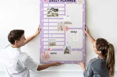 Cork Note Board Organization of the day