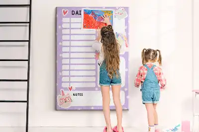 Cork Note Board Organization of the day