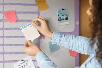Cork Note Board Organization of the day