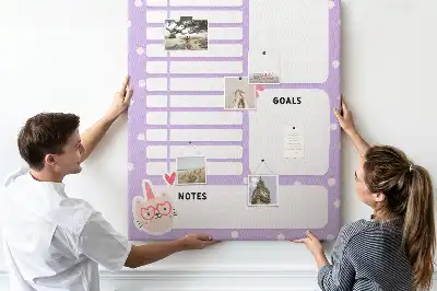 Cork Note Board Organization of the day