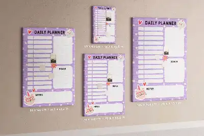 Cork Note Board for Daily Organization