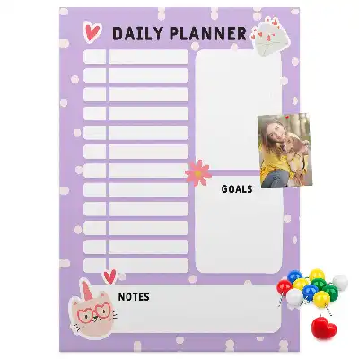 Cork Note Board for Daily Organization