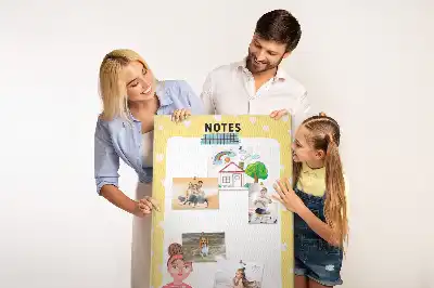 Cork pin board Note panel
