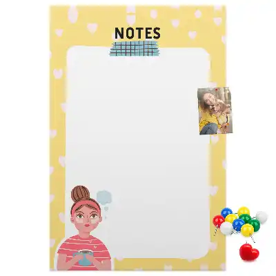 Cork pin board Note panel