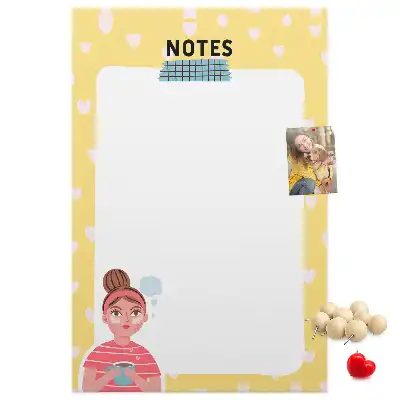 Cork pin board Note panel