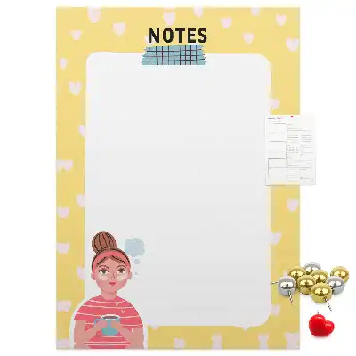 Cork pin board Note panel