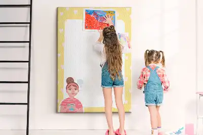 Cork pin board Note panel