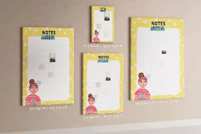 Cork pin board Note panel