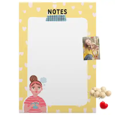 Cork pin board Note panel