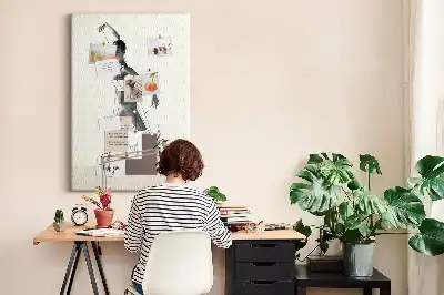 Cork Note Board Ballerina