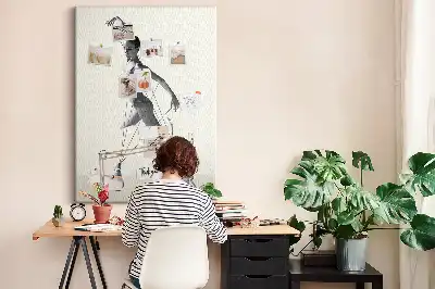 Cork Note Board Ballerina