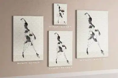 Cork Note Board Ballerina