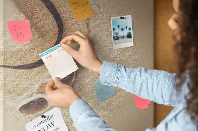 Cork Note Board for Holiday Souvenirs