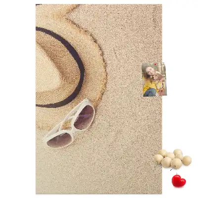 Cork Note Board for Holiday Souvenirs