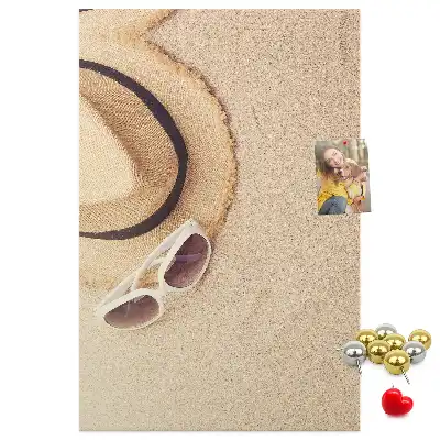 Cork Note Board for Holiday Souvenirs