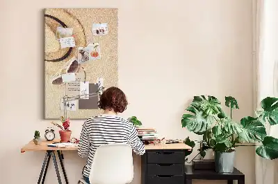 Cork Note Board for Holiday Souvenirs