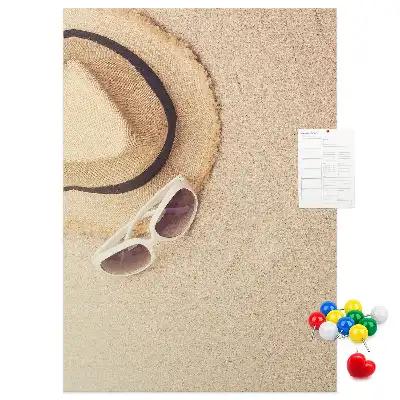 Cork Note Board for Holiday Souvenirs