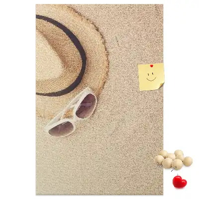 Cork Note Board for Holiday Souvenirs