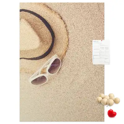 Cork Note Board for Holiday Souvenirs