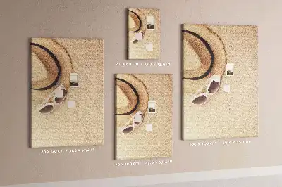 Cork Note Board for Holiday Souvenirs