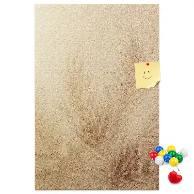 Exotic Palm Tree Vacation Cork Memo Board