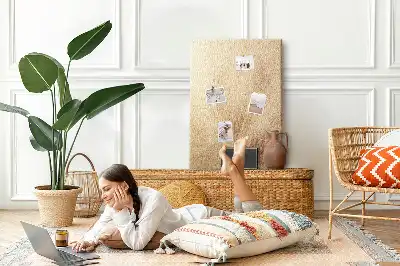 Exotic Palm Tree Vacation Cork Memo Board
