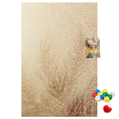 Exotic Palm Tree Vacation Cork Memo Board