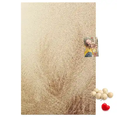 Exotic Palm Tree Vacation Cork Memo Board