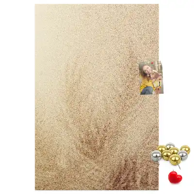 Exotic Palm Tree Vacation Cork Memo Board
