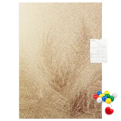 Exotic Palm Tree Vacation Cork Memo Board