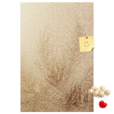 Exotic Palm Tree Vacation Cork Memo Board