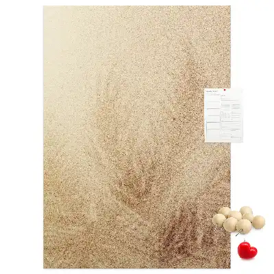 Exotic Palm Tree Vacation Cork Memo Board