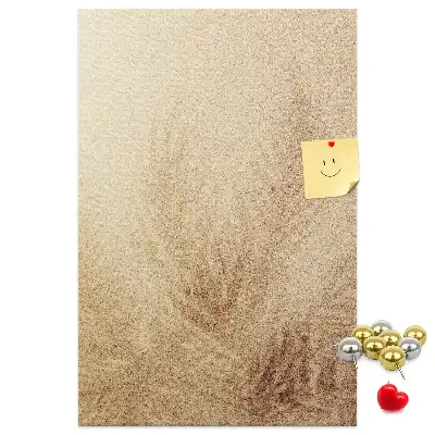 Exotic Palm Tree Vacation Cork Memo Board