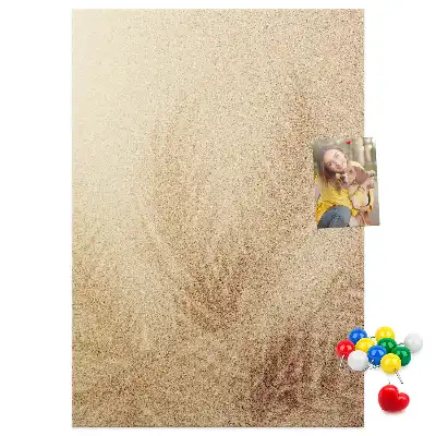 Exotic Palm Tree Vacation Cork Memo Board