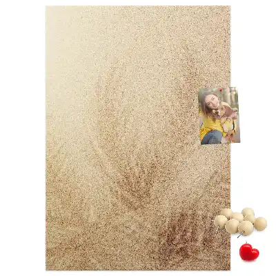 Exotic Palm Tree Vacation Cork Memo Board