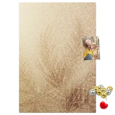 Exotic Palm Tree Vacation Cork Memo Board