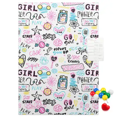 Children's cork pin board