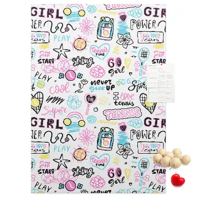 Children's cork pin board