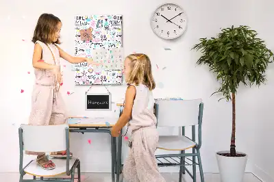 Children's cork pin board